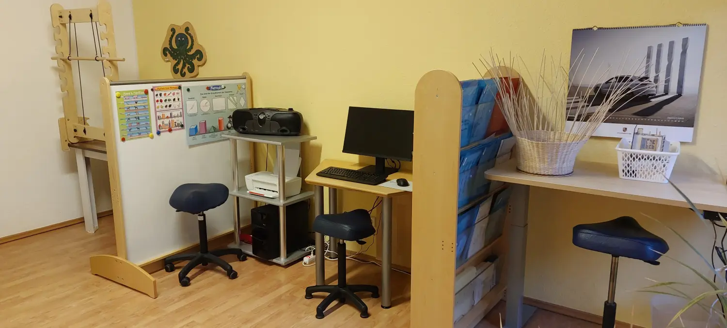 Computerarbeitsplatz von GP für Ergotherapie - Metzner - Bellmann - Pohle 
